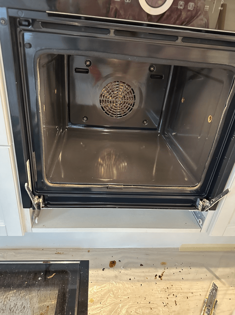 Færdigt rengøringsresultat