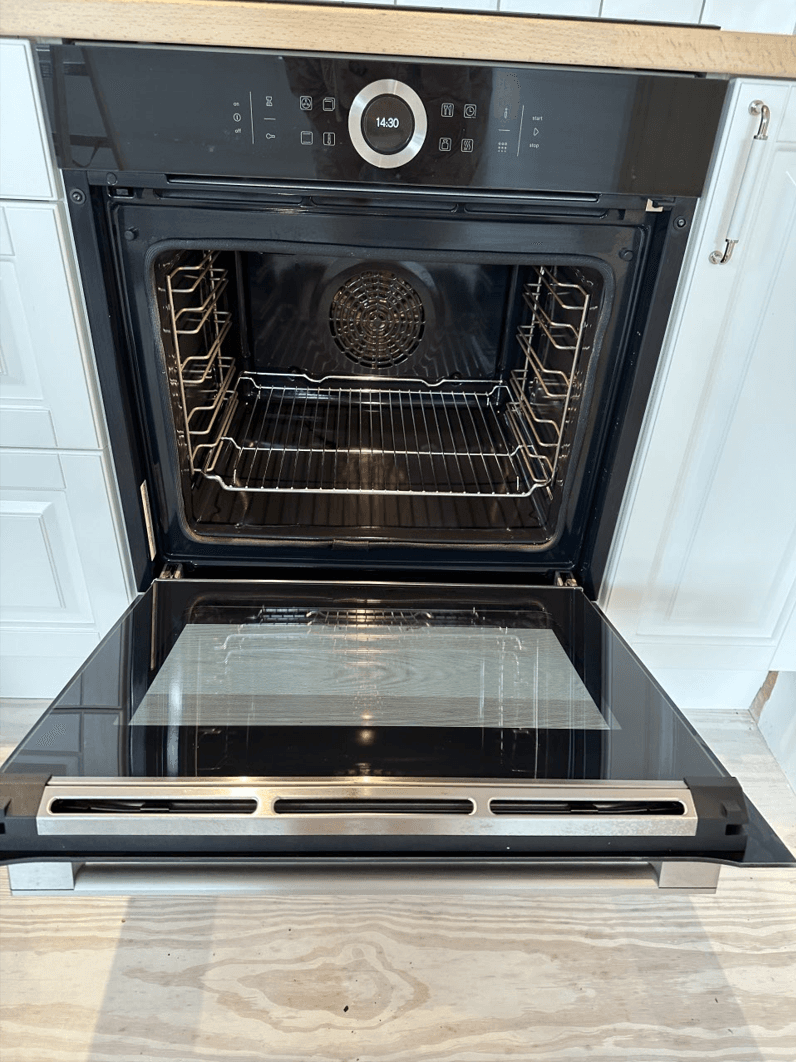 Færdigt rengøringsresultat