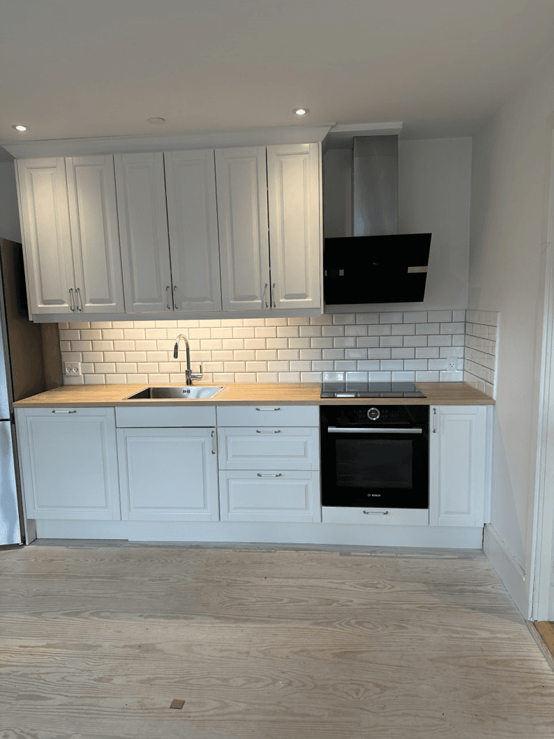 Færdigt rengøringsresultat