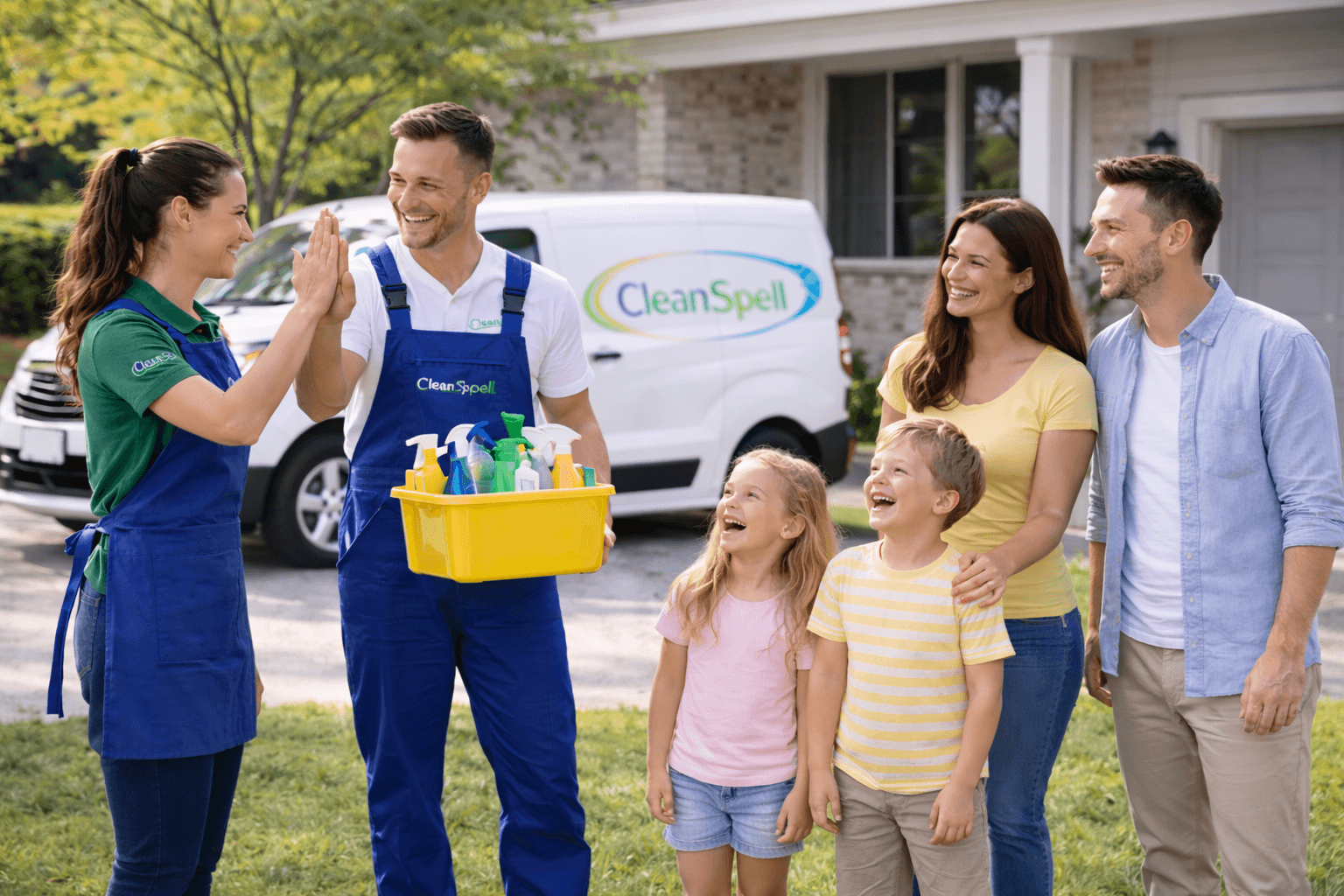 Eksempel på rengørings- og malerarbejde